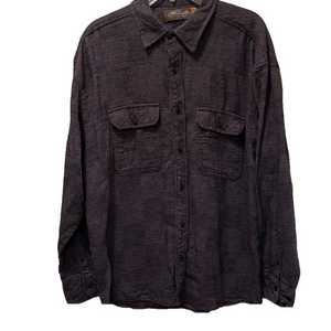 Men's Black Button-Up Shirt